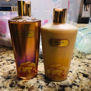 Victoria’s Secret vanilla lace body lotion & gel